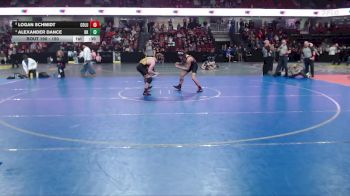 150 lbs Cons. Round 3 - Alexander Dance, Bishop Kelly vs Logan Schmidt, Columbia