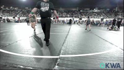 125 lbs Consolation - Peyton Vasquez, Claremore Wrestling Club vs Chantal Hernandez, Ardmore Takedown Club