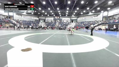 133 lbs Champ. Round 1 - Shay Korhorn, Bellarmine vs Adrian Morales, Life NCWA