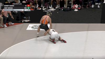 197 lbs Quarters & 1st Wb (16 Team) - Joey Novak, Wyoming vs Sonny Sasso, Virginia Tech