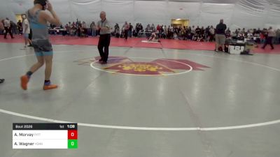 135 lbs Round Of 16 - Asher Morvay, Pittsburgh vs Aidan Wagner, York