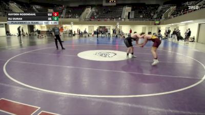 235 lbs Placement (4 Team) - Kayden Rosendahl, Wabasso vs Eli Duran, ANML