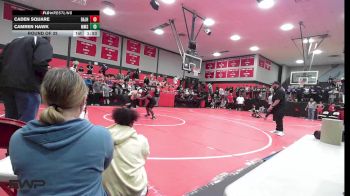 126 lbs Round Of 32 - Caden Square, Broken Arrow Jh vs Camren Hawk, Memorial Middle School