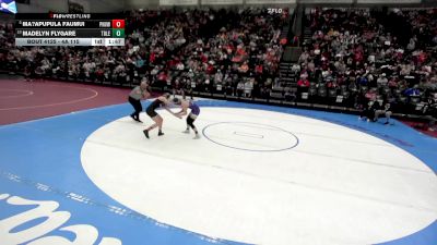 4A 115 lbs Quarterfinal - Ma?apupula Faumui, Pine View vs Madelyn Flygare, Tooele