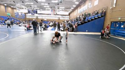 44-48 lbs Round 3 - Owen Christenson, Wasatch Wrestling Club vs LeeRoy Starr, Fremont Wrestling Club