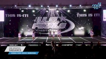 RISE Athletics - Radiance [2023 L1 Youth - Novice - Restrictions Day 1] 2023 The U.S. Finals: Worcester