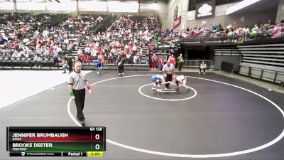 6A 125 lbs Quarterfinal - Brooke Deeter, Fremont vs Jennifer Brumbaugh, Davis