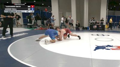 92 kg Cons. Rd Of 16 - Alexander Smith, Wildcat Wrestling Club vs Andrew Reall, Bears Wrestling Club