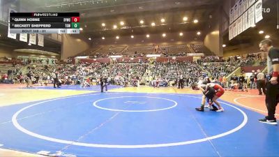 61 lbs Cons. Round 2 - Beckett Shepperd, Team Conquer Wrestling vs Quinn Horne, Springdale Youth Wrestling Club