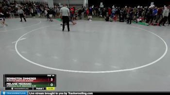 120 lbs Cons. Round 6 - Melanie Medrano, Springdale Elite Wrestling Club vs Remington Zimmerer, Black Fox Wrestling Academy