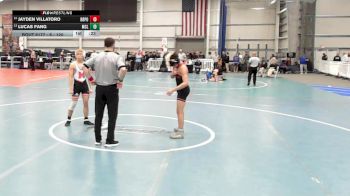 6 - 120 lbs Cons. Round 1 - Jayden Villatoro, Brooke Point vs Lucas Fang, McLean