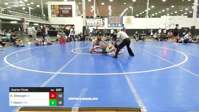 140 lbs Quarterfinal - Kane Shawger, Beast Of The East vs Tyler Roark, GT Final Purge