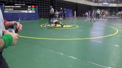 62 lbs Quarterfinal - Shaikh Esa Ahmed, Honeoye Falls vs Ace Beltz, Waynesboro