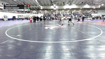 174 lbs Quarterfinal - Husam Mustafa, Southeastern vs Anthony Rinehart, Marian University (IN)