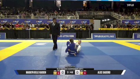 Madilyn Belle Kassen vs Alice Gageiro 2026 Pan Kids Jiu-Jitsu IBJJF Championship
