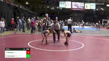 57 lbs 3rd Place - Tait Flannery, JJ Trained Elite vs Audrina Summers, Touch Of Gold