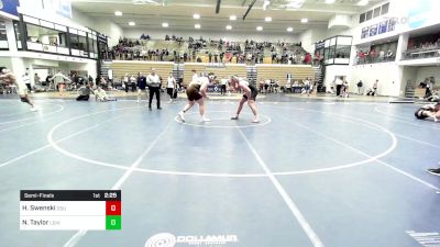 285 lbs Semifinal - Hogan Swenski, Ohio State vs Nathan Taylor, Lehigh