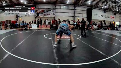 125 kg Champ. Round 3 - Jonathan Chesser, Charleston Regional Training Center vs Matthew Moore, Nebraska Wrestling Training Center