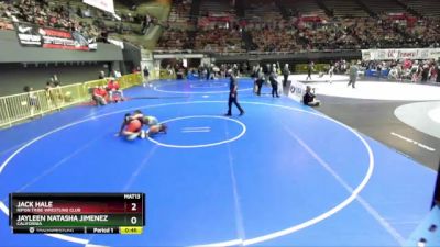 120+ Semifinal - Jack Hale, Ripon Tribe Wrestling Club vs Jayleen Natasha Jimenez Bojorquez, California