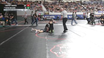 102-D1 Champ. Round 1 - Destiny Medina, Shadow Ridge High School vs Katie McCann, Campo Verde High School