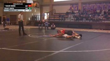 144 lbs Champ. Round 1 - Kolby Smith, Sheridan vs Kaleb Henne, Central