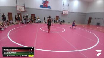 132 lbs Finals (2 Team) - Ciara Hawkins, Big Dog Ranch vs Mackenzie Blue, BB Wrestling