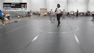 84 lbs Round 4 (8 Team) - Zeke Smith, CTWHALE Blue vs Matthew Amelio, CTWHALE Green