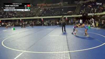 80 lbs 1st Place Match - Sadie Yang-Elson, Summit Wrestling Academy vs Jude McCabe, Moyer Elite