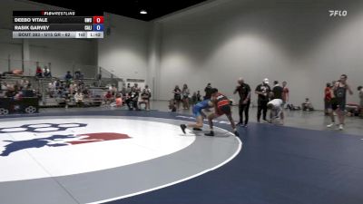 U15 GR - 62 lbs Cons. Round 3 - Deebo Vitale, Grindhouse Wrestling Club vs Rasik Garvey, California