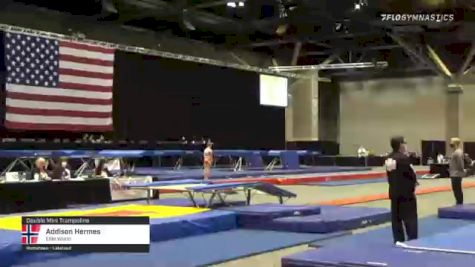 Addison Hermes - Double Mini Trampoline, Elite World - 2021 USA Gymnastics Championships