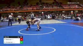 145 lbs Round Of 16 - Oakley Blakeman, Spearfish Spartans vs Dylan Zimmerman, Hayden