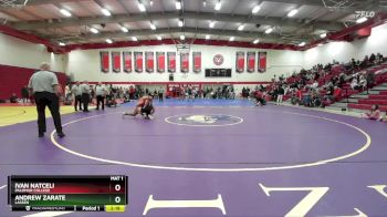 184 lbs 1st Place Match - Ivan Natceli, Palomar College vs Andrew Zarate, Lassen