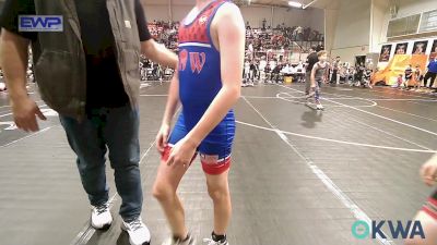 90 lbs Round Of 16 - Kanyon Fryar, Choctaw Ironman Youth Wrestling vs James Monk, Barnsdall Youth Wrestling