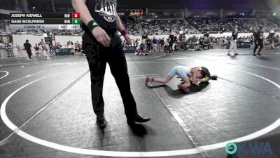 80 lbs Consi Of 4 - Joseph Kidwell, Raw Wrestling Club vs Gage McElfresh, Noble Takedown Club