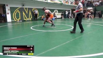144 lbs Champ. Round 2 - Cooper Westfall, Hoover (North Canton) vs Benicio Torres, Wauseon