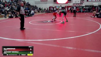 121 lbs Semifinal - Anthony Nichols, Edina vs Eli Greenman, Canby