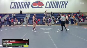 285 lbs 1st Place Match - Sam Pereira, Simon Fraser (B.C.) vs Garrett Olbrich, Pacific (OR)