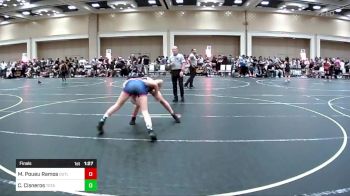 109 lbs Final - Maliah Poueu Ramos, Outlaw vs Clarissa Cisneros, Total Kaos WC