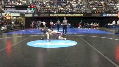 133 lbs Champ. Round 1 - James Day, Wabash vs Wyatt Unser, Wis.-Eau Claire