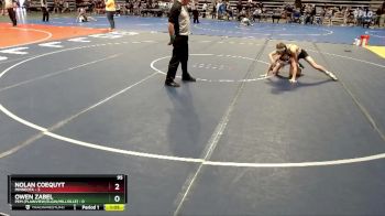 95 lbs Semis & 1st Wrestleback (8 Team) - Nolan Coequyt, Minneota vs Owen Zabel, PEM (Plainview/Elgin/Millville)