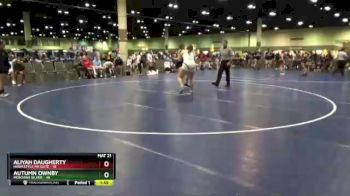 190 lbs Round 3 (8 Team) - Aliyah Daugherty, Hawkstyle MX Elite vs Autumn Ownby, Montana Silver