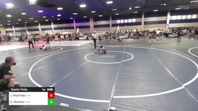 43 lbs Quarterfinal - Jonah Martinez, Kingdom WC vs Christopher Moreno, Hawkeye WC