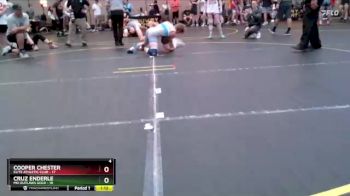 105 lbs Quarterfinals (8 Team) - Cruz Enderle, MO Outlaws Gold vs Cooper Chester, Elite Athletic Club