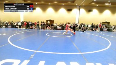 140 lbs Quarters - Hailey Isham, Vermont vs Angel Upright, Pennsylvania