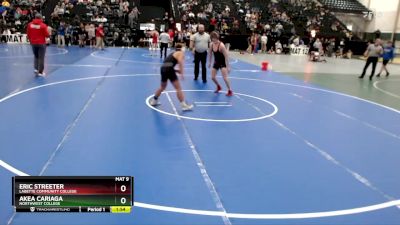 149 lbs Cons. Round 2 - Eric Streeter, Labette Community College vs Akea Cariaga, Northwest College