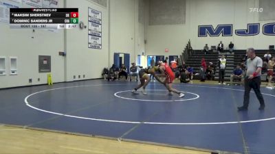 197 lbs Cons. Round 1 - Maksim Sherstnev, Sierra College vs Dominic Sanders Jr, Chabot College