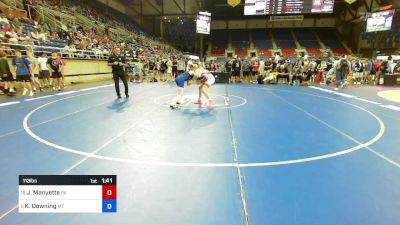 113 lbs Quarters - Jordan Manyette, PA vs Kellen Downing, MT