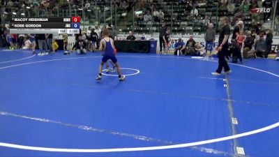 67 lbs 5th Place Match - Macoy Heishman, Big Game Wrestling Club vs Kobe Gordon, Jesup Mat Club