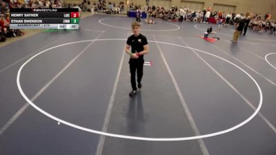 Elementary - 52 lbs Easton Dorey, Northfield vs Wyatt Thiel, St Francis