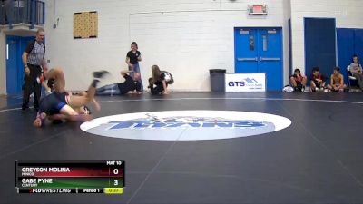 120 lbs Cons. Round 4 - Greyson Molina, Minico vs Gabe Pyne, Century